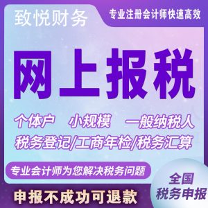 税务申报深圳会计公司年度汇算清缴企业所得税增值税个人所得税季度申报按月报年报网上报税零申报远程申报个体户小规模一般纳税人税务